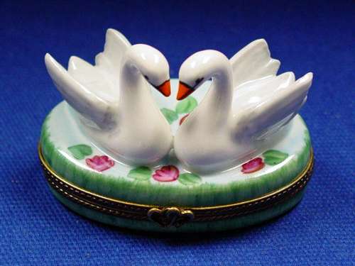 TWO WHITE SWANS